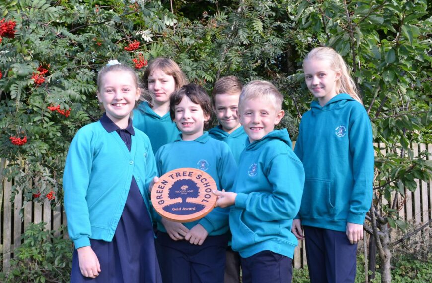 Pupils reach gold standard thanks to their work in the great outdoors