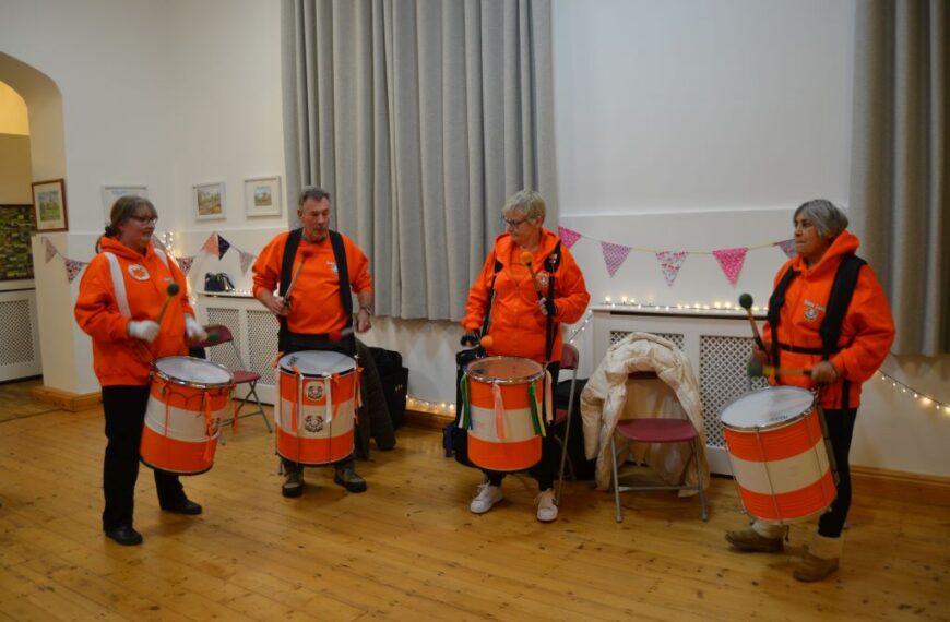 Marching to a different beat