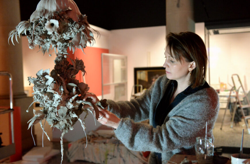 Making time for temporary clay art