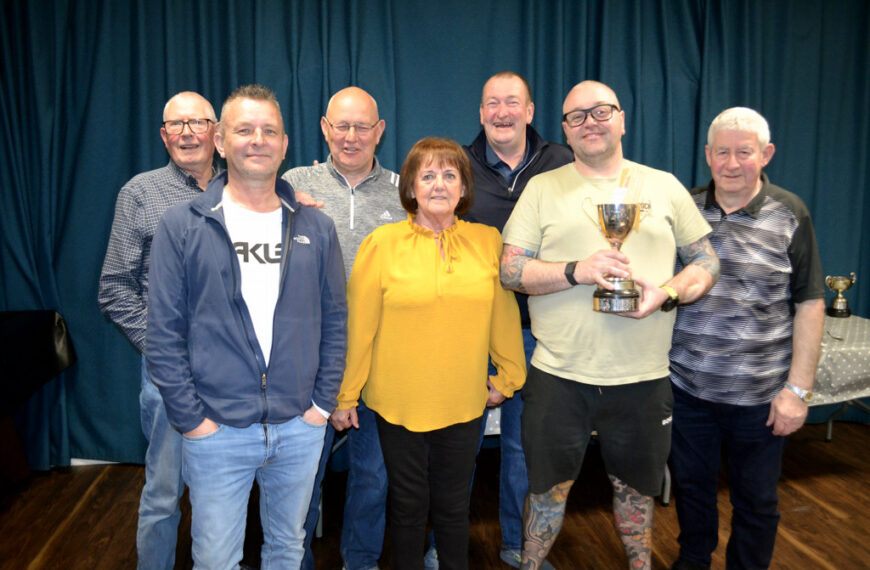 Dominoes delight at annual finals night