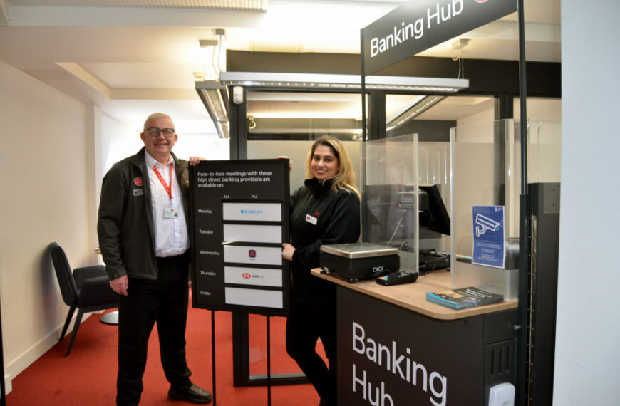 Banking hub now open for business