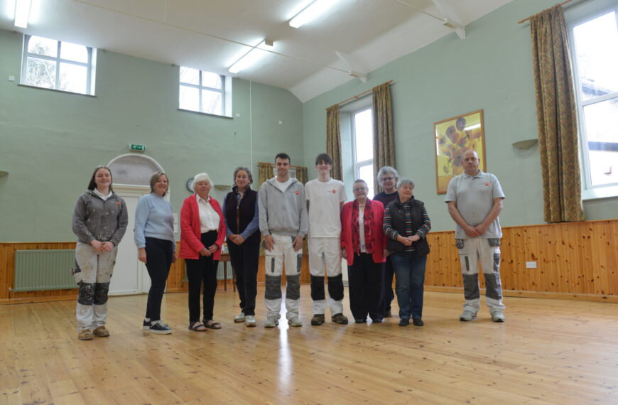 Makeover for ‘grotty’ pink Cotherstone Village Hall walls
