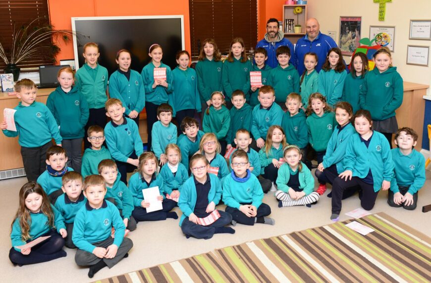 Dreams can come true, football star Julio Arca tells Teesdale school kids