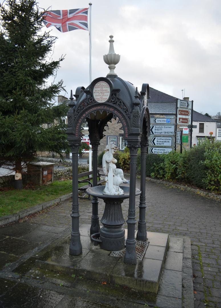 Work to historic fountain included in list…