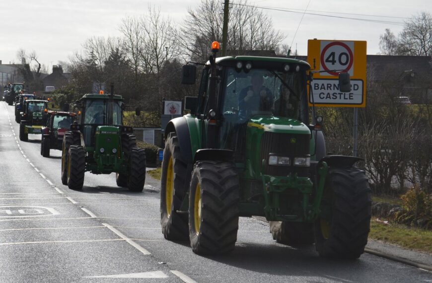 Tractors turn out in force in memory of Jane