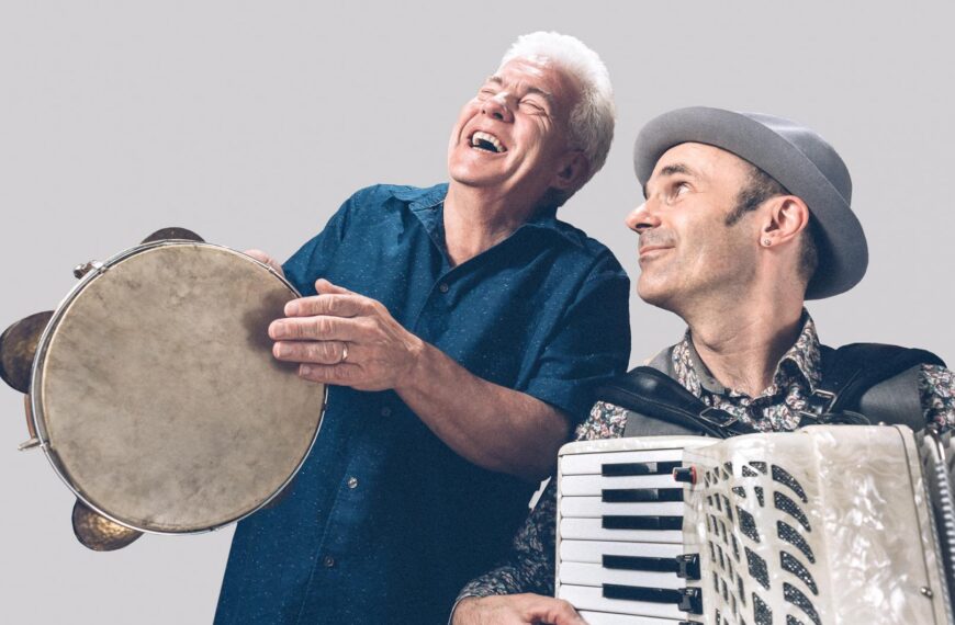 Acclaimed duo Ian MacMillan and Luke Carver Goss head back to school before show at Bowes and Gilmonby Village Hall