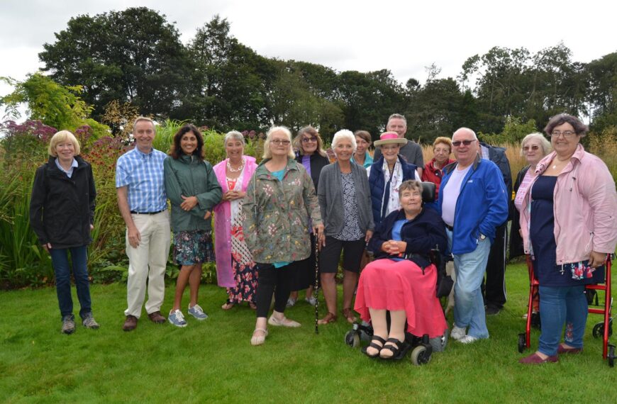 Waiting list of people for garden therapy charity