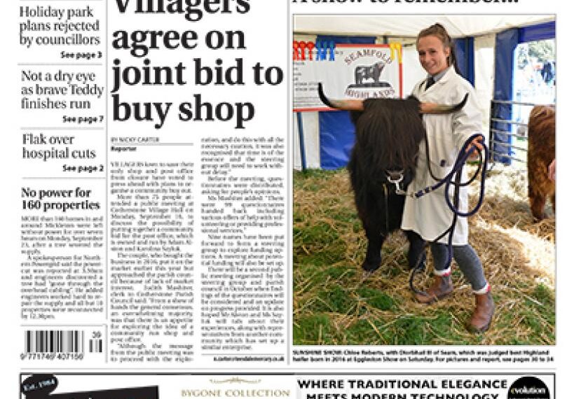 This week’s 48-page Teesdale Mercury