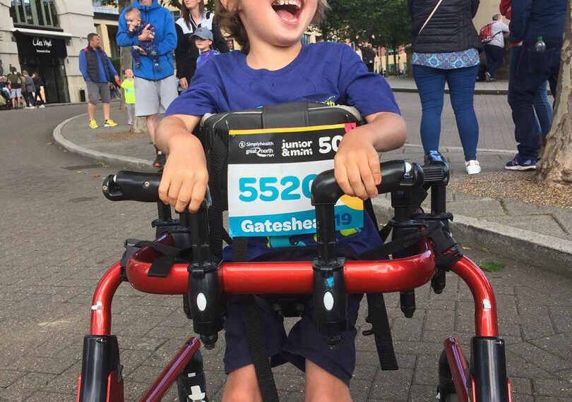 Not a dry eye as brave Teddy completes 50m mini-run