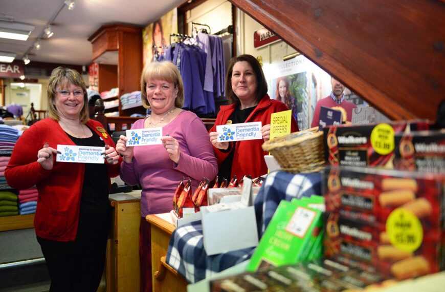 Barney shops back scheme to help those living with dementia