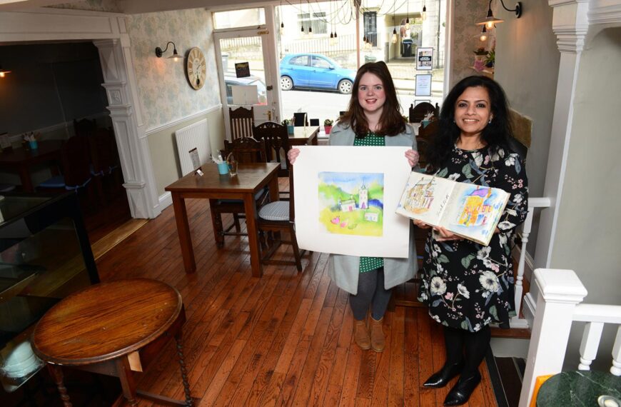 Pub gives Catherine the chance to display her dale-inspired art