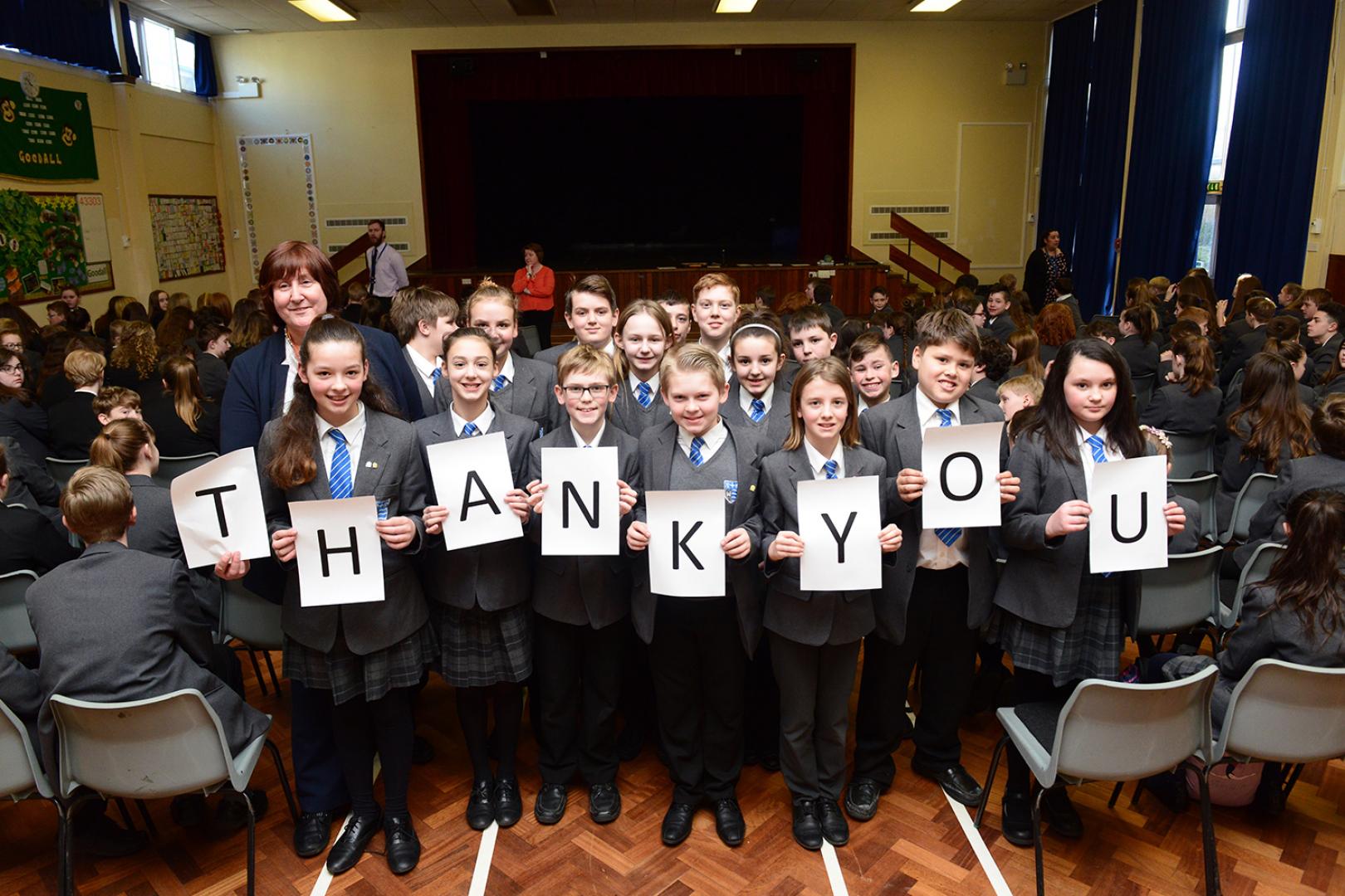 Teesdale School says thank you to mystery&hellip;
