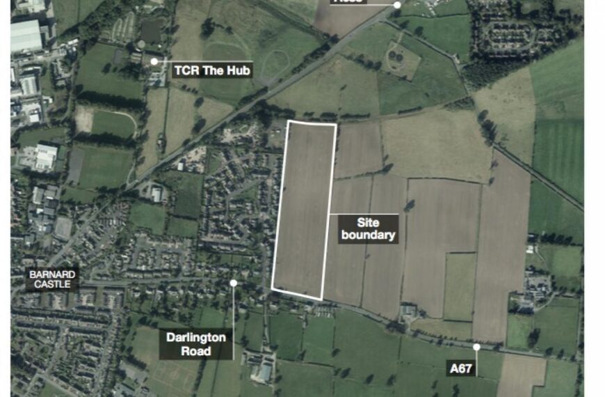 Site for planned new housing estate on outskirts of Barnard Castle was deemed ‘unsuitable’