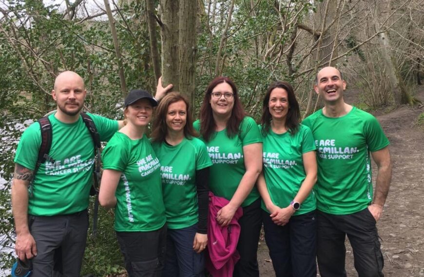 Super six to trek 26 miles in support of cancer charity