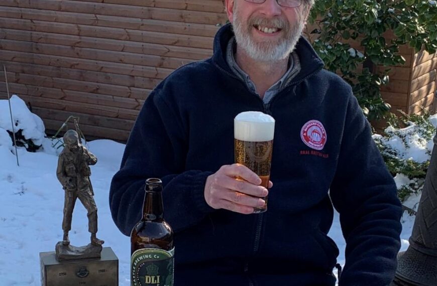 Dale brewer raises a glass to his grandfather who served in the&hellip;