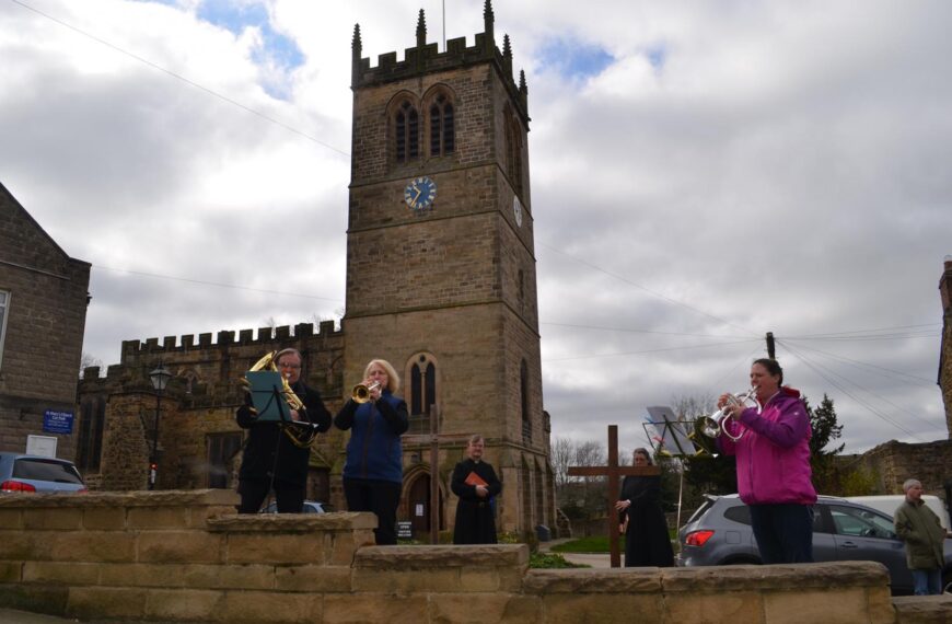 Restrictions led to scaled-back church procession