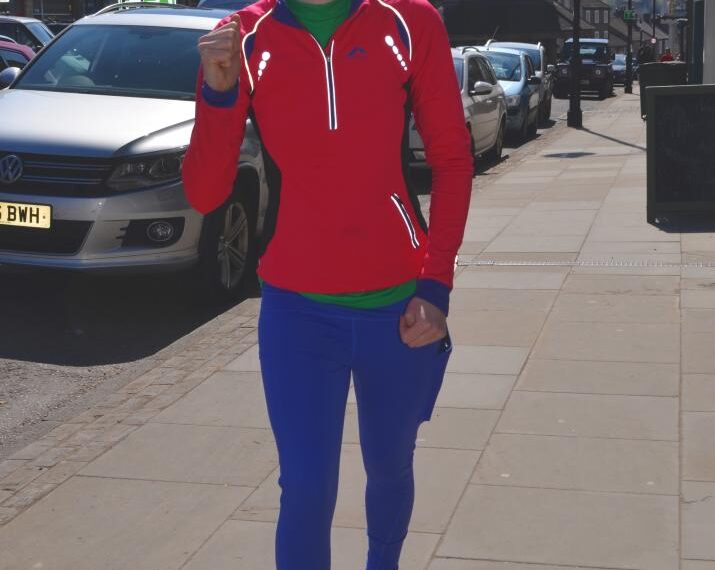 Erica runs to the aid of cancer charity