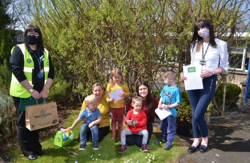 Green-fingered kids in Barnard Castle are helped by supermarket