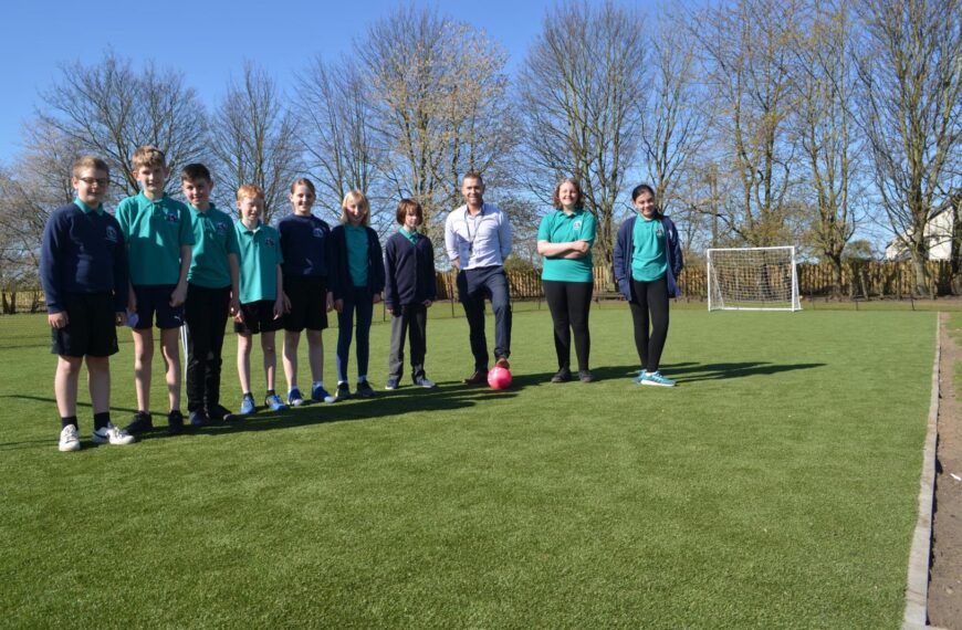 New all-weather pitch to benefit pupils and locals in Staindrop
