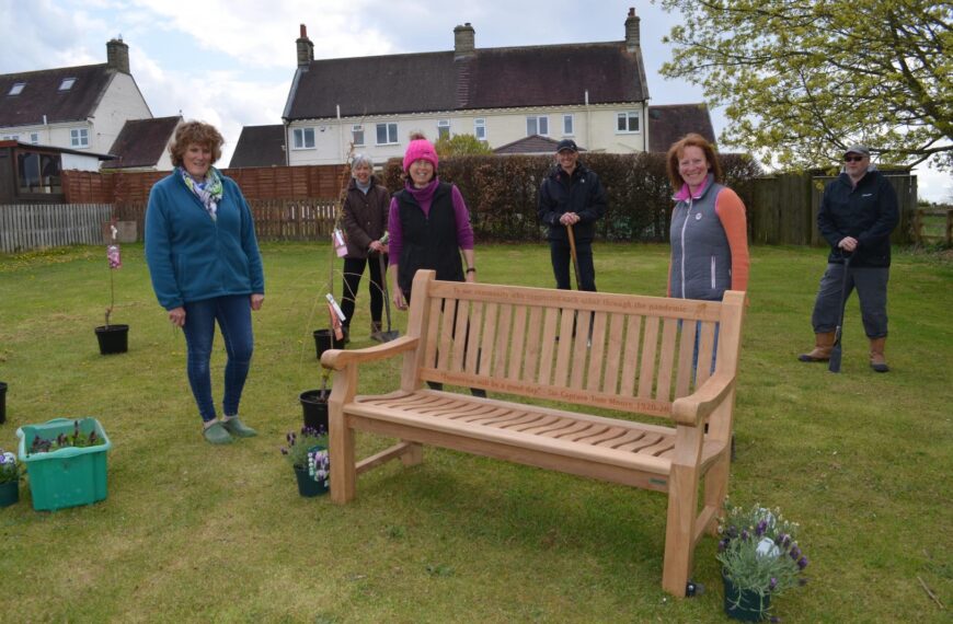 Bench celebrates village spirit