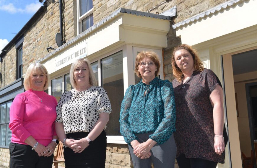 Yvonne bids farewell to dale care company