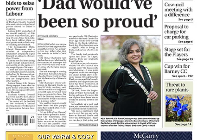 This week’s Teesdale Mercury is in the shops now