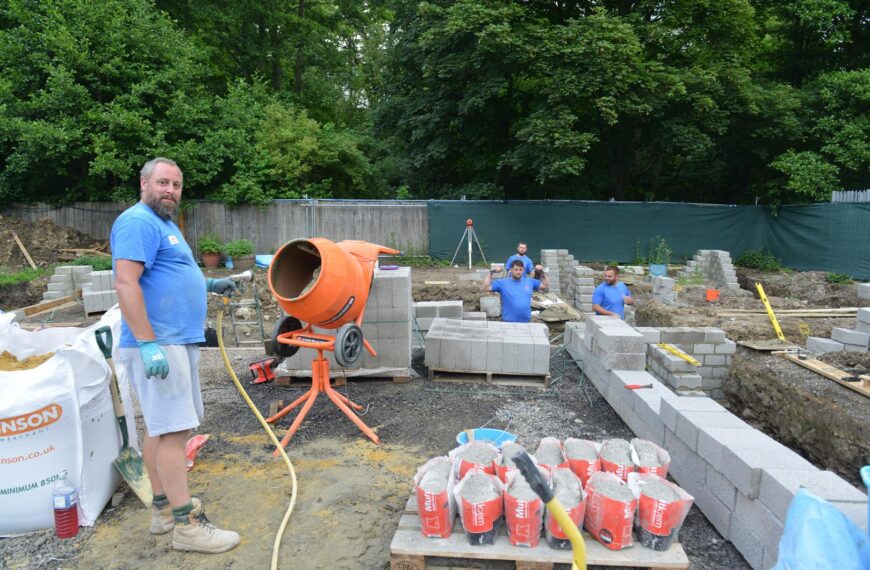 Firm foundations for dale’s new eco-centre