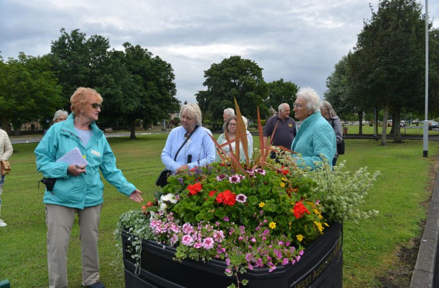 Volunteers had West looking its best for visit of judges