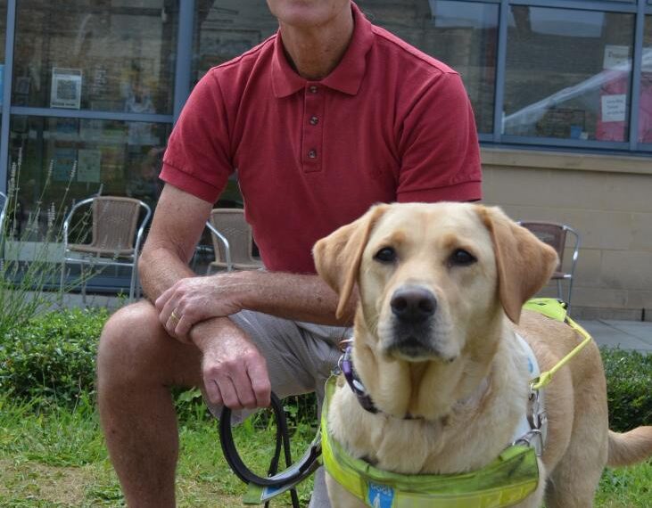 Dave’s new charity goal – to raise £100,000 for Guide Dogs UK