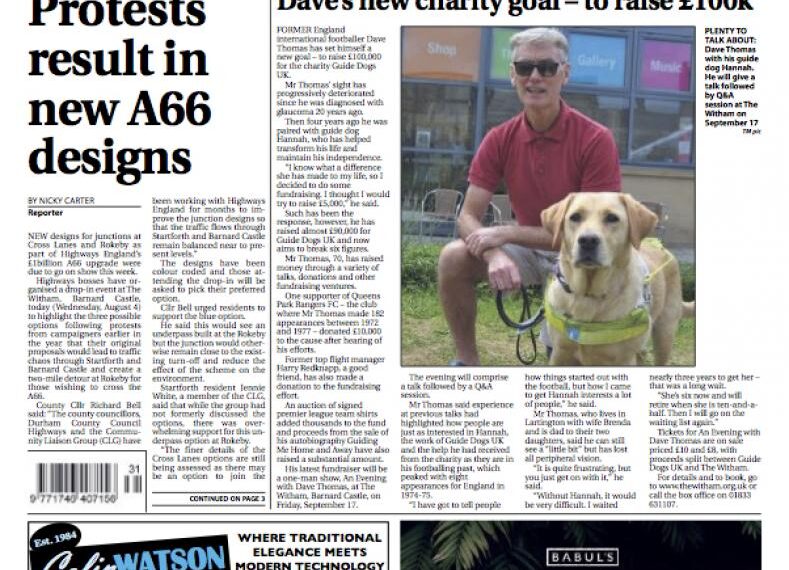 Hitting the headlines this week