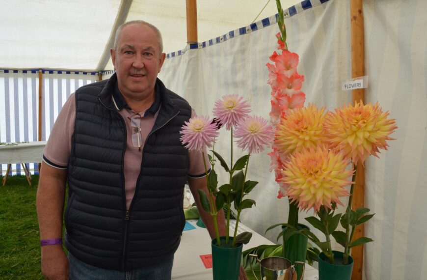 Plenty of produce ensures a busy tent at Bowes Show