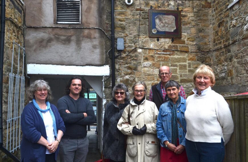 Boar artwork spruces up town alleyway