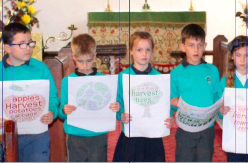Pupils celebrate meaning of the harvest