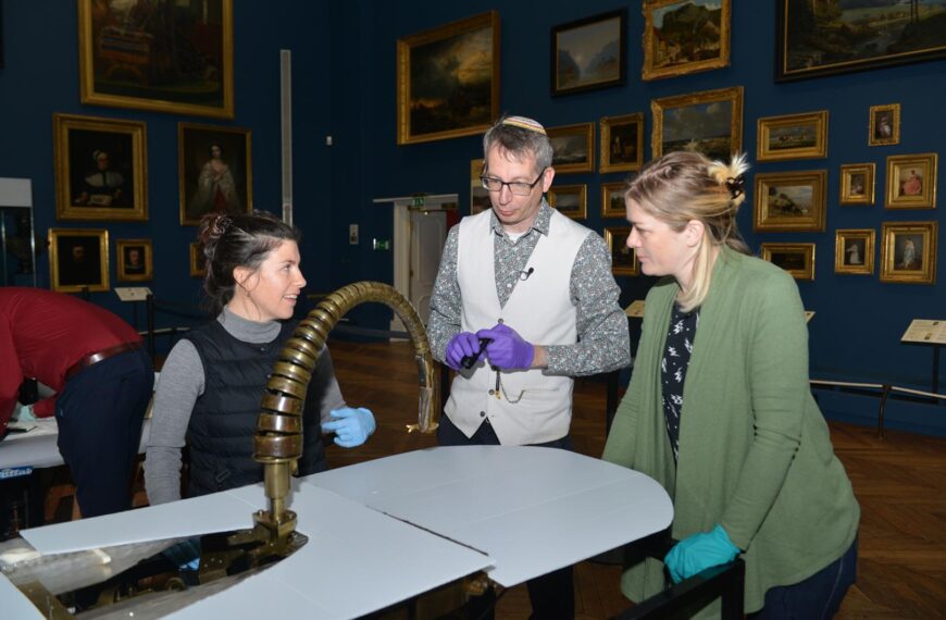 Experts in awe as the iconic Silver Swan is taken apart