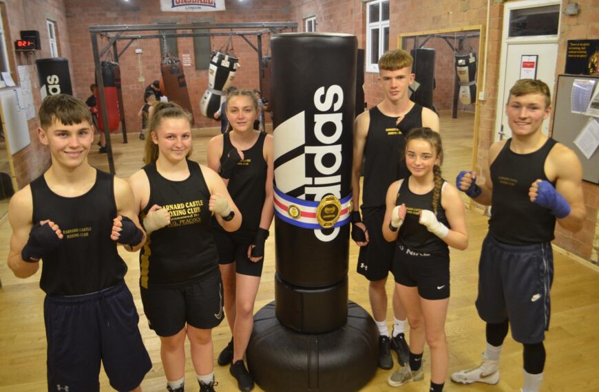 George bags a Lonsdale belt as young boxers pack a punch