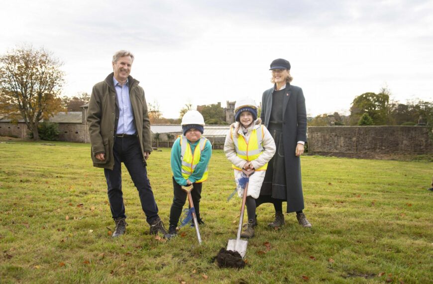 Ryan digs in to start redevelopment of Raby Castle grounds