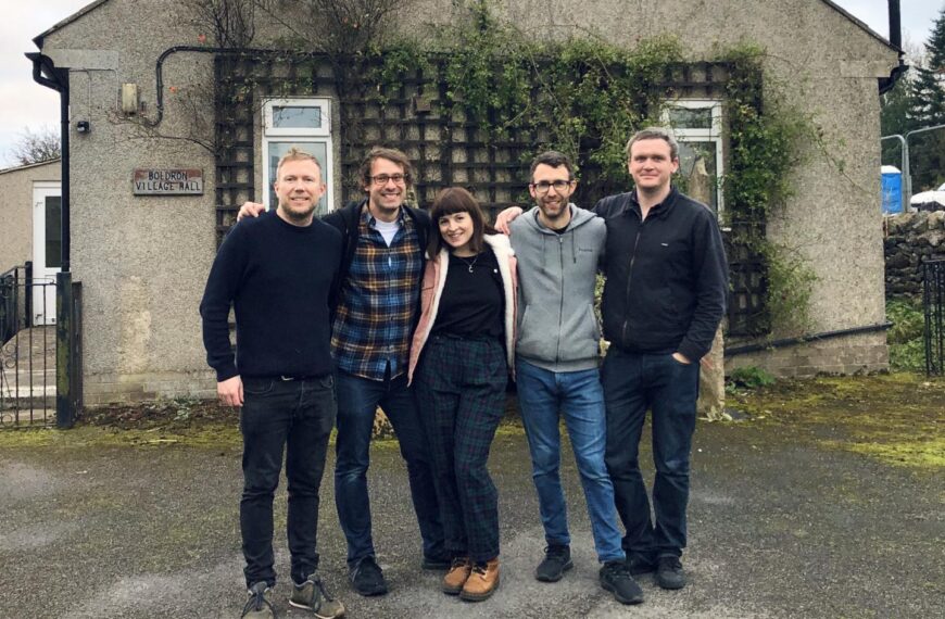 Bands new album is completed in dale village hall