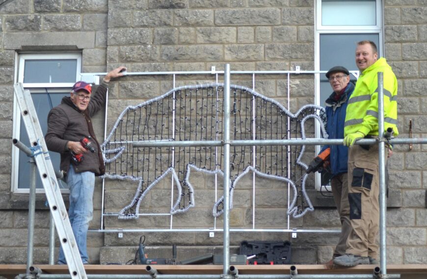 Gearing up for Barney’s lights switch-on