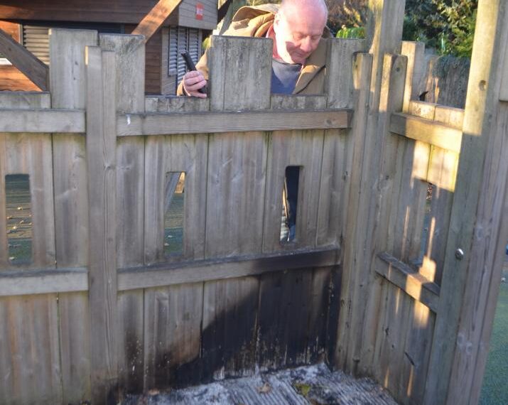 Fury as vandals trash town play park