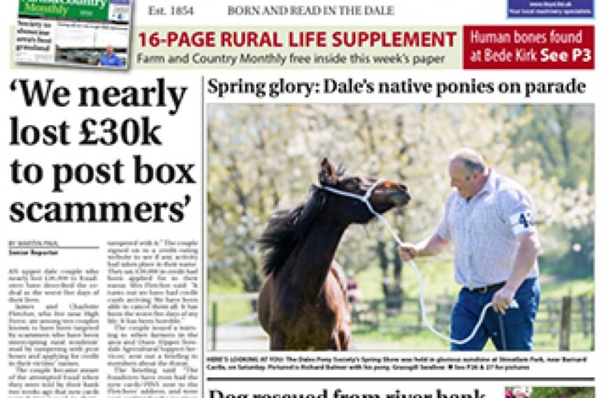 This week’s Teesdale Mercury includes a 16-page rural life supplement