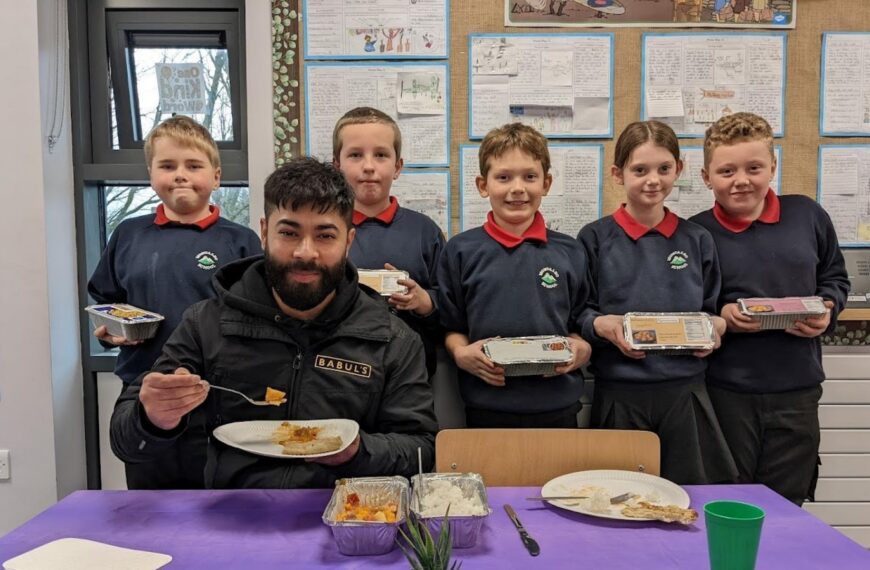 Kids create their very own curry house
