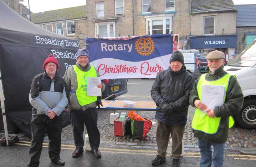 It’s a question of helping refugees for Rotarians