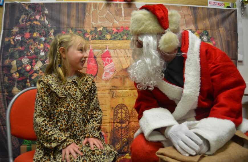 Santa drops in on Startforth’s Christmas party