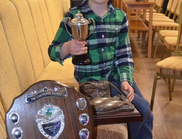 The one that didn’t get away lands young Robert junior anglers’ trophy
