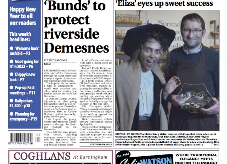 Making the news in the first week of 2022