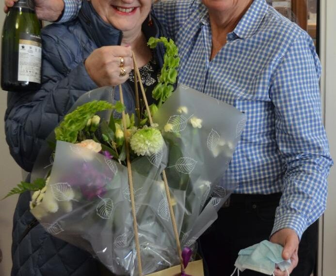 Super-volunteer hailed for her efforts at Barney arts centre