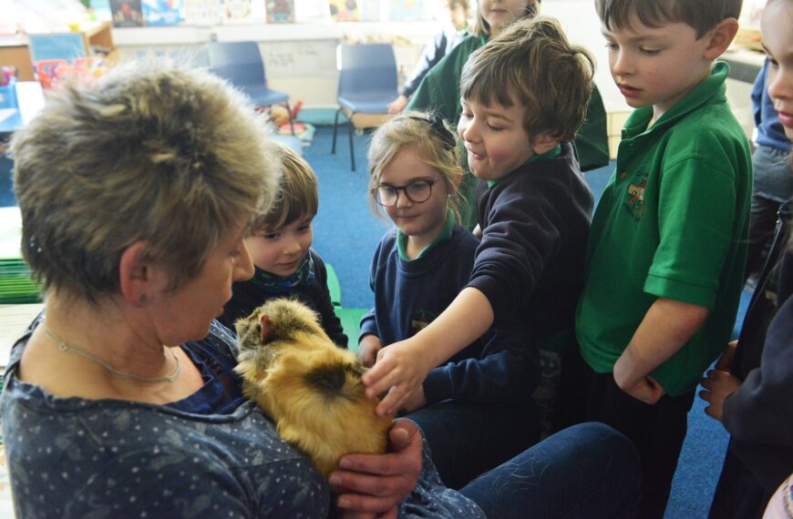 Cotherstone children learn about a vet’s life