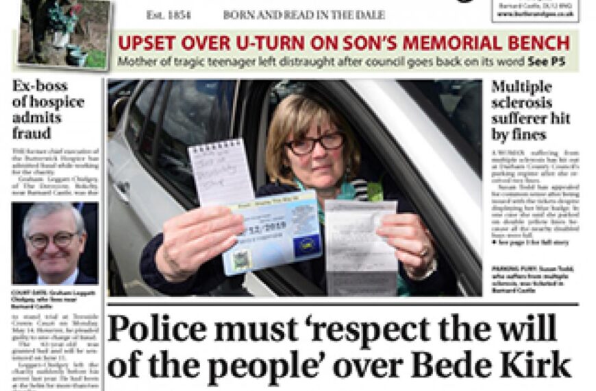 This week’s 48-page Teesdale Mercury is out now