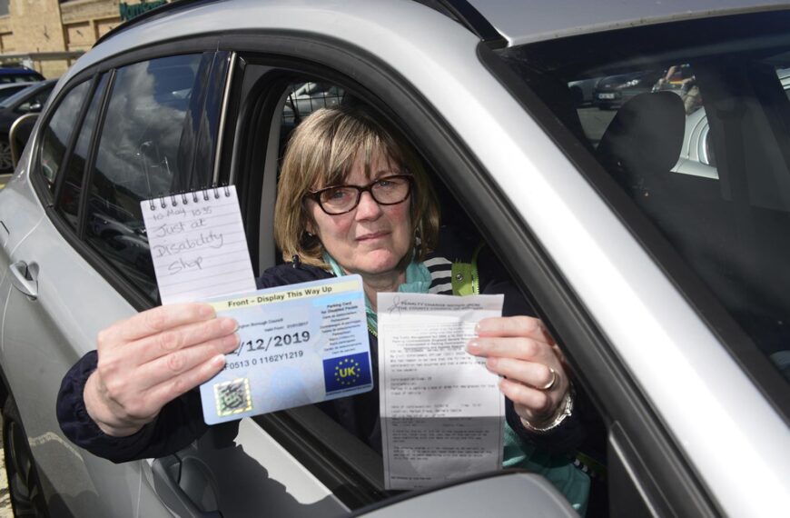 MS sufferer left fuming after parking fines