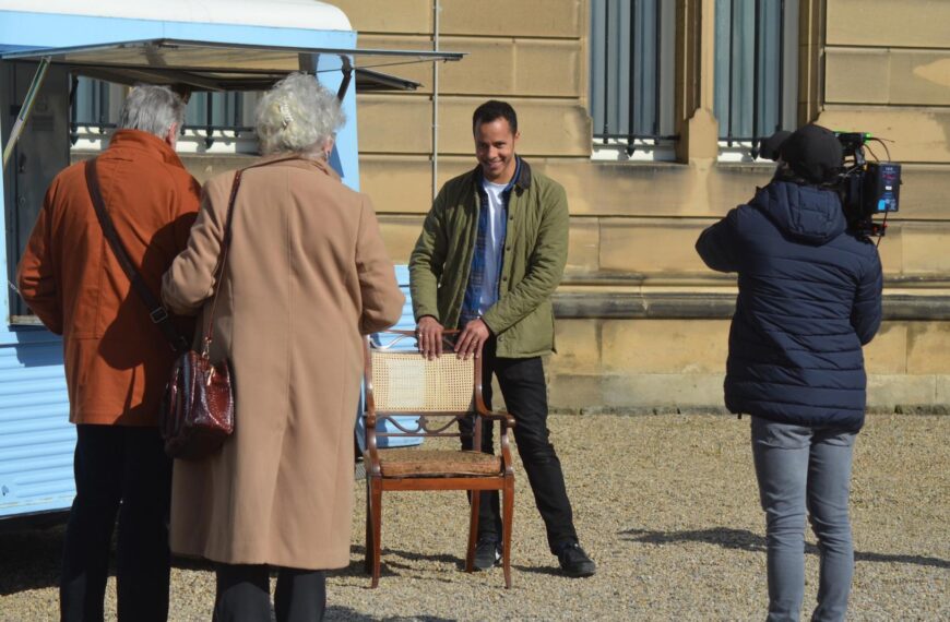 TV favourites film for new show at The Bowes Museum